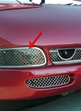 American Car Craft Grille Laser Mesh Front Marker 2pc Chevrolet Corvette 1997-2004                                     - ACC-032025 - Image 3